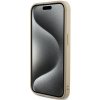 Guess GUHCP15LPSAIRSD iPhone 15 Pro 6.1 złoty/gold hardcase Saffiano Iridescent Script